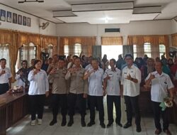 Polsek Bukit Batu Hadiri Kegiatan Validasi Data Sosial Ekonomi di Aula Kecamatan