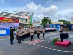 Sepuluh Perwira di Jajaran Polres Kotim Dimutasi