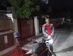 Pelihara Terus Keamanan, Anggota Samapta Polresta Palangka Raya Patroli ke Komplek Perumahan