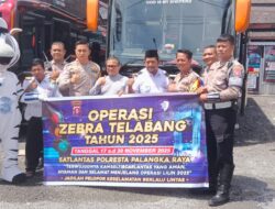 Polantas Menyapa, Kasatlantas Pimpin Lansung Sosialisasi di PO Logos Dalam Rangka Ops Zebra Telabang 2025