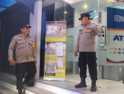 Piket Polsek Bukit Batu Sambangi Kantor BRI Tangkiling, Terus Pelihara Kamtibmas