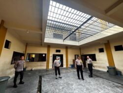 Pastikan Keamanan para Tahanan, SPKT Polresta Palangka Raya Gelar Pengecekan Rutin
