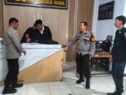 Penguatan Keamanan, Polsek Bukit Batu Lakukan Koordinasi di Lapas Kelas IIA Palangka Raya