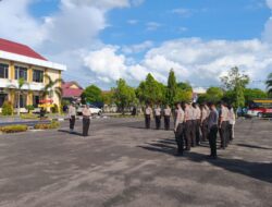 Apel Siang di Mapolresta Palangka Raya, Personel Diingatkan Tetap Siaga dan Utamakan Keselamatan