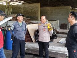 Polsek Bukit Batu Lakukan Koordinasi dan Monitoring Pembangunan Sekolah Rakyat di Tangkiling