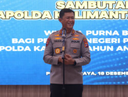 Pimpin Wisuda Purna Bakti, Kapolda Lepas 34 Personel Polda Kalteng Akhiri Masa Tugas