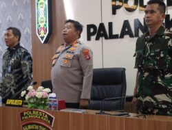 Jelang Operasi Lilin Telabang, Kapolresta Palangka Raya Pimpin Rakor Lintas Sektoral