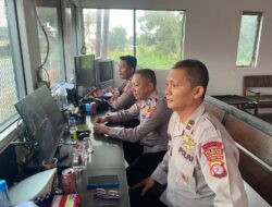 Personel Ops Lilin Telabang Polresta Palangka Raya Siaga di Pos Pam Mahir Mahar Amankan Nataru