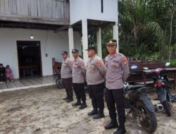 Pastikan Ibadah Natal Berjalan Aman, Polsek Rakumpit Amankan Gereja Harap Asi