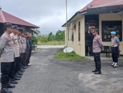 Momen Natal, Kapolsek Rakumpit Pimpin Apel Siaga