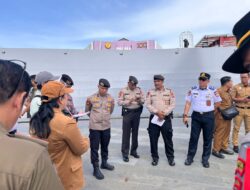 Satpamobvit Polresta Palangka Raya Cek Kesiapan Panitia Jelang Doa Bersama dan Pisah Sambut Tahun