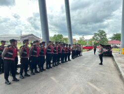 Jaga Kamtibmas Nataru, Polresta Palangka Raya Pam Ibadah dan Perayaan Natal Pemprov Kalteng