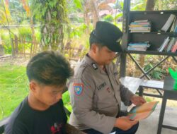 Bhabinkamtibmas Polsek Rakumpit Gulirkan Program Bajaka Presisi, Dorong Minat Baca terus Masyarakatnya