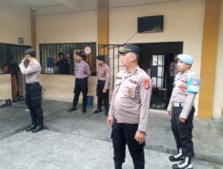 Jaga Keamanan Internal, SPKT Polresta Palangka Raya Laksanakan Pengecekan Rutin Ruang Tahanan