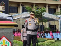 857 Personel Polda dan Polres Jajaran Naik Pangkat, Kapolda Kalteng Pimpin Upacara Korps Raport
