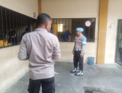 Usai Apel, Pamapta III SPKT dan Piket Fungsi Polresta Palangka Raya Cek Rutan