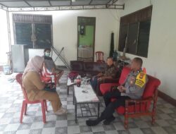 Bhabinkamtibmas Panarung Tindak Lanjuti Informasi Warga Meninggal Dunia di Wilayah Panarung