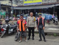 Aipda Nur Rohim Wasif Laksanakan Patroli Dialogis di Pasar Besar Kota Palangkaraya