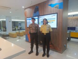 Personel Satpamobvit Polresta Palangka Raya Kawal terus Aktivitas Perbankan