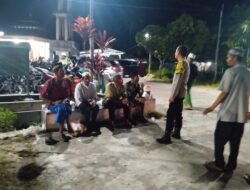 Datangi Masjid Al-Hikmah Kelurahan Tumbang Tahai, Polsek Bukit Batu Sampaikan Pesan Kamtibmas