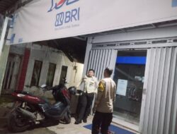 Dengan Satpam BRI Unit Kalampangan, Polsek Sabangau Sampaikan Layanan 110