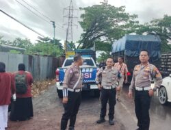 Satlantas Polresta Palangka Raya Backup Polda Kalsel, Kawal Rombongan Bus Sekolah Rakyat Menuju Peresmian oleh Presiden RI