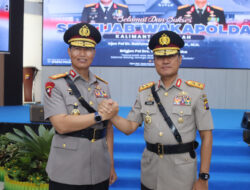 Kapolda Kalteng Pimpin Sertijab Wakapolda, Brigjen Pol Yosi Muhamartha Resmi Gantikan Irjen Pol Rakhmad Setyadi 