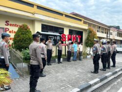 Jaga Kesiapan Layanan, Piket Fungsi dan SPKT Polresta Palangka Raya Gelar Serah Terima Tugas