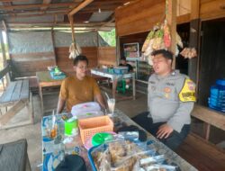 Perkuat Kemitraan, Bhabinkamtibmas Polsek Rakumpit Sampaikan Pesan Kamtibmas di Kelurahan Mungku Baru