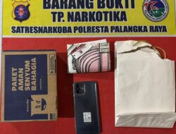 Satresnarkoba Polresta Palangka Raya Gagalkan Peredaran Sabu dan Ekstasi Skala Besar