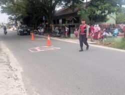 Satsamapta Polresta Palangka Raya Laksanakan Gatur Pagi di Depan SDN 1 Bukit Tunggal