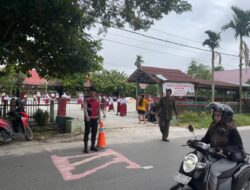 Pastikan Keselamatan Pelajar, Satsamapta Polresta Palangka Raya Gelar Gatur Pagi di SDN 1 Bukit Tunggal
