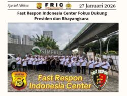 Fast Respon Indonesia Center Fokus Dukung Presiden dan Bhayangkara