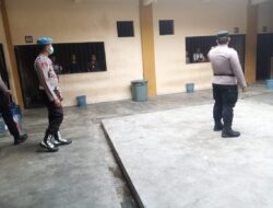 Pastikan Keamanan Mako, Piket Pamapta Cek Kondisi Ruang Tahanan Polresta Palangka Raya