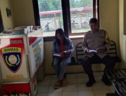 Bhabinkamtibmas Polsek Sabangau Hadirkan Motor Bajaka Presisi untuk Tingkatkan Minat Baca Warganya