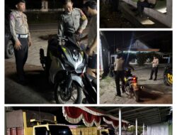 Momen Bersama Warga, Polsek Bukit Batu Sampaikan Layanan 110 Polri