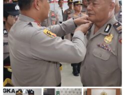 Upacara Kenaikan Pangkat Pengabdian, Satu Personel Polresta Palangka Raya Naik Setingkat Lebih Tinggi