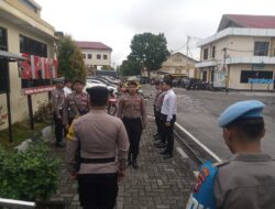 Piket Fungsi dan SPKT Gelar tadi Serah Terima Tugas di Mapolresta Palangka Raya