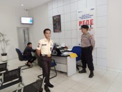 Jaga Kamtibmas, Polsek Sabangau Patroli ke Kantor BRI Unit Kalampangan