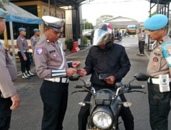 Operasi Keselamatan Telabang 2026, Satlantas Polresta Palangka Raya Tertibkan Administrasi Kendaraan Anggota