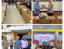 Monitoring Penanganan Kasus Narkoba, Polresta Palangka Raya Terima Kunker Kompolnas