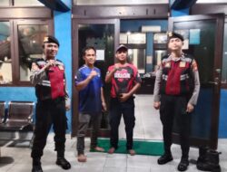 Datangi Kantor Rescue Palangka Raya, Personel Satsamapta Polresta Sampaikan Layanan 110