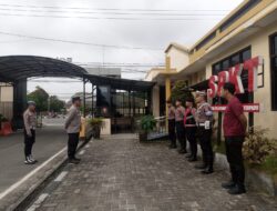 Tekankan Kesiapsiagaan Personel, Pamapta III Pimpin Apel Serah Terima Tugas SPKT Polresta Palangka Raya