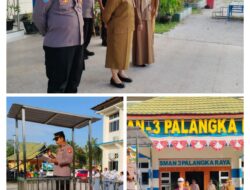 Police Goes to School, Wakasatbinmas Polresta Palangka Raya Pimpin Upacara Bendera SMAN-3