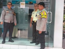 Polsek Bukit Batu Cek Keamanan Objek Vital di Kantor BRI Unit Tangkiling