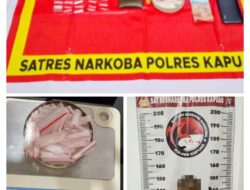 Satresnarkoba Polres Kapuas Amankan AR, Kedapatan Memiliki Sabu Seberat 8,82 Gram