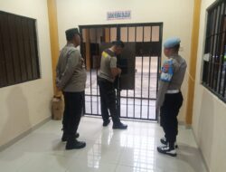 Jaga Keamanan dan Ketertiban, Pamapta II SPKT Polresta Palangka Raya Lakukan Kontrol Rutan