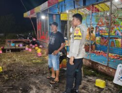Datangi Wahana Bermain, Polsek Sabangau Ciptakan Situasi Kamtibmas Kondusif