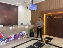 Perkuat Sinergi Pengamanan, Satpamobvit Polresta Palangka Raya Tingkatkan Koordinasi di Perbankan