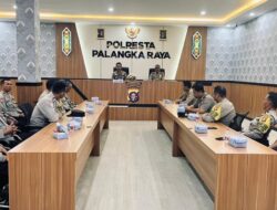 Tingkatkan Kompetensi Bhabinkamtibmas, Satbinmas Polresta Palangka Raya Gelar Pembinaan Katpuan